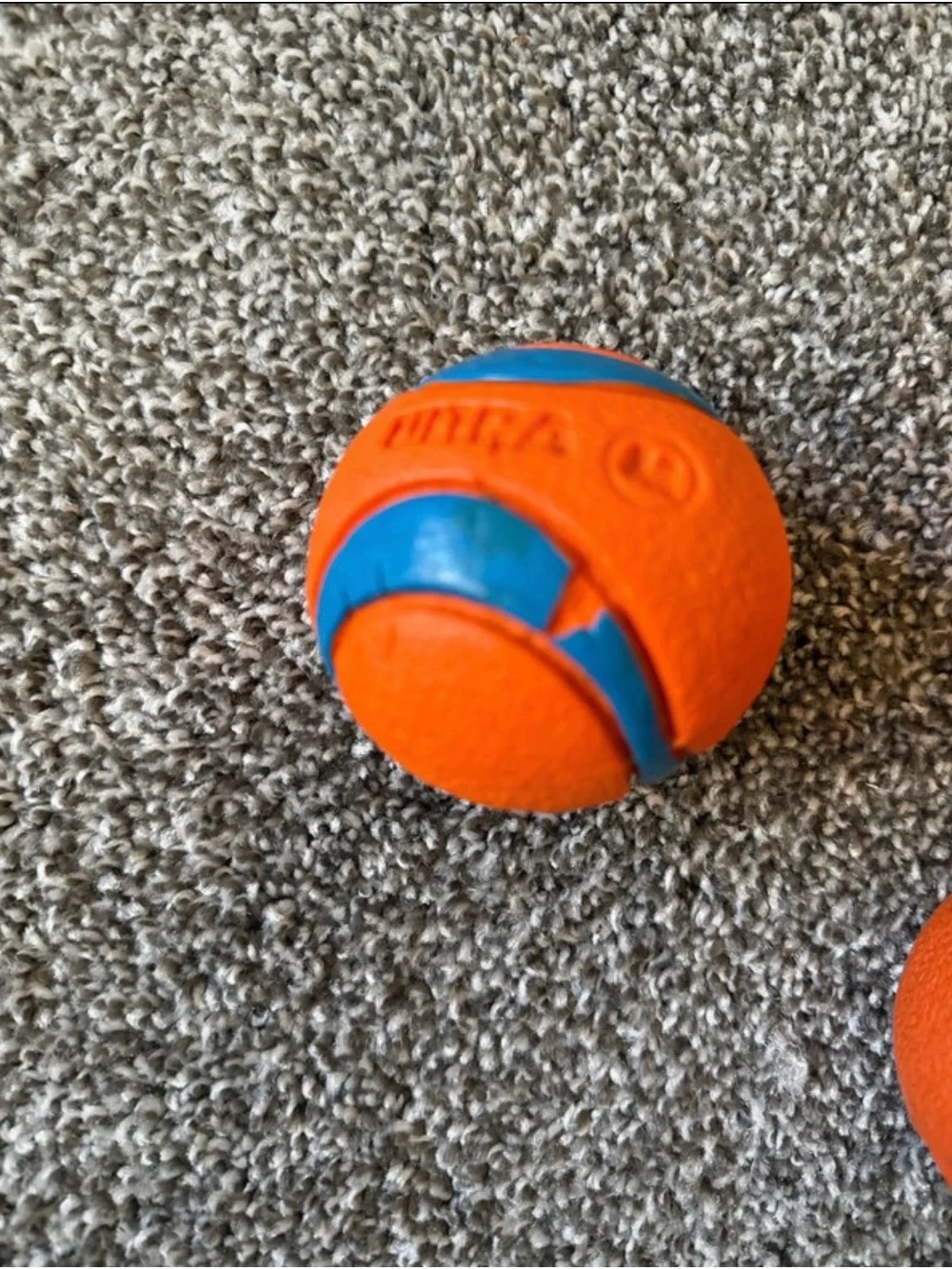 Durable Orange Dog Fetch Ball Set - Pet Play Toys